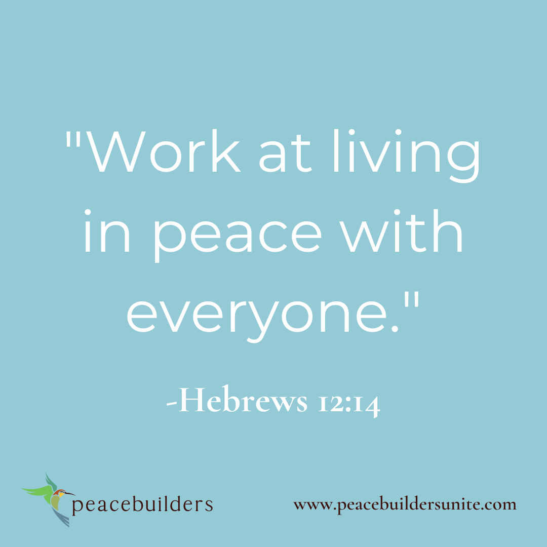 Sticker - Work at living in peace with everyone