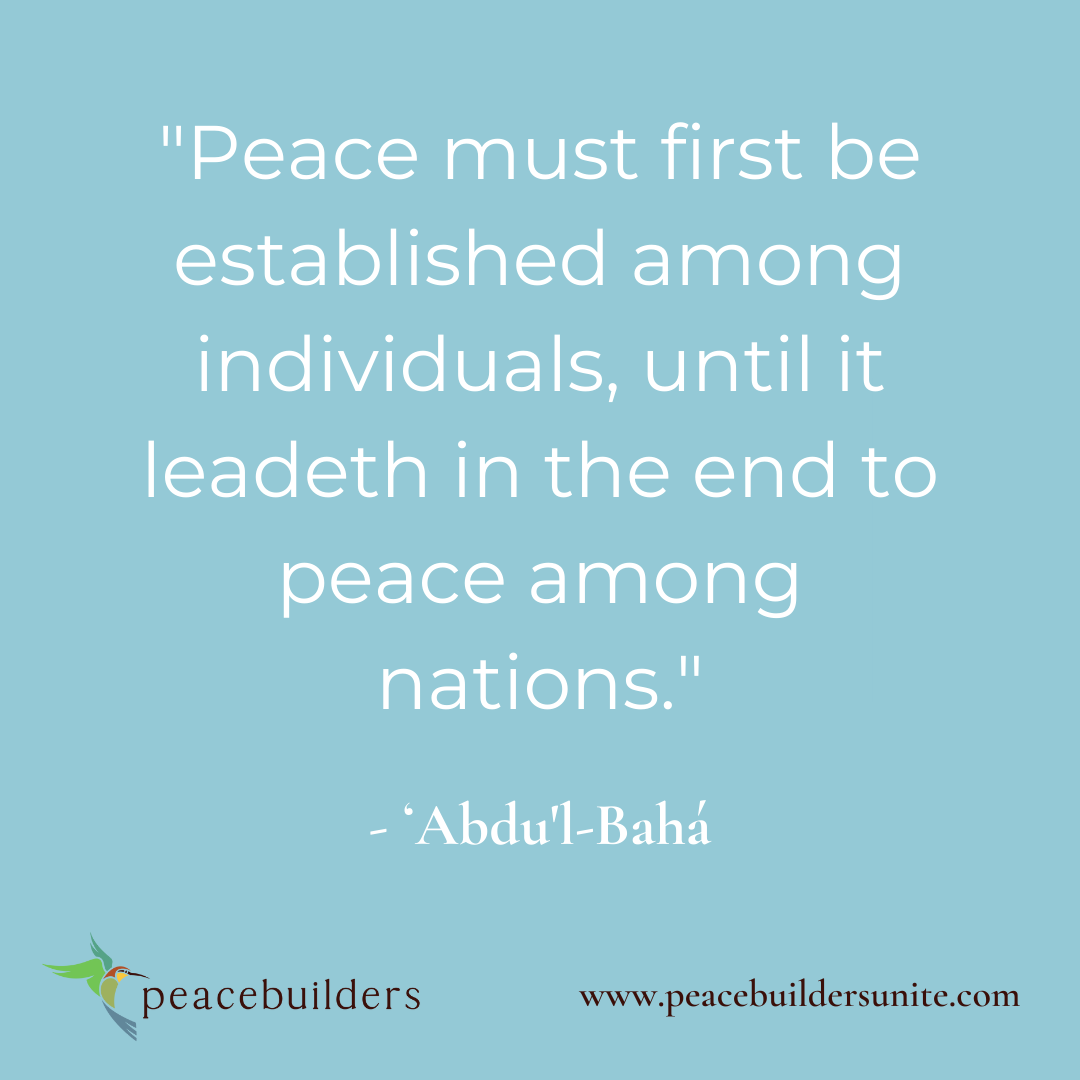 Sticker - Peace among individuals