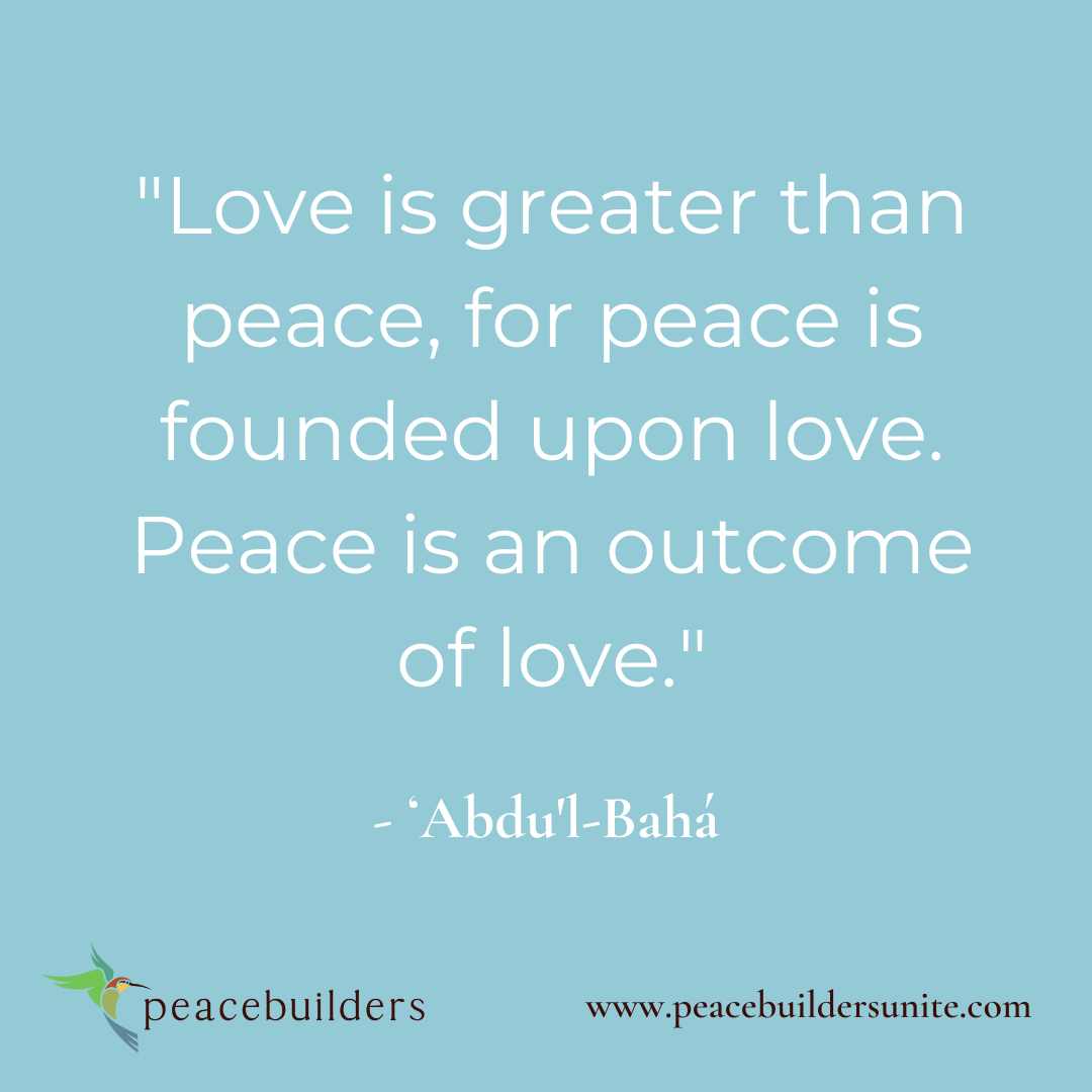 Sticker - Love is greater than peace