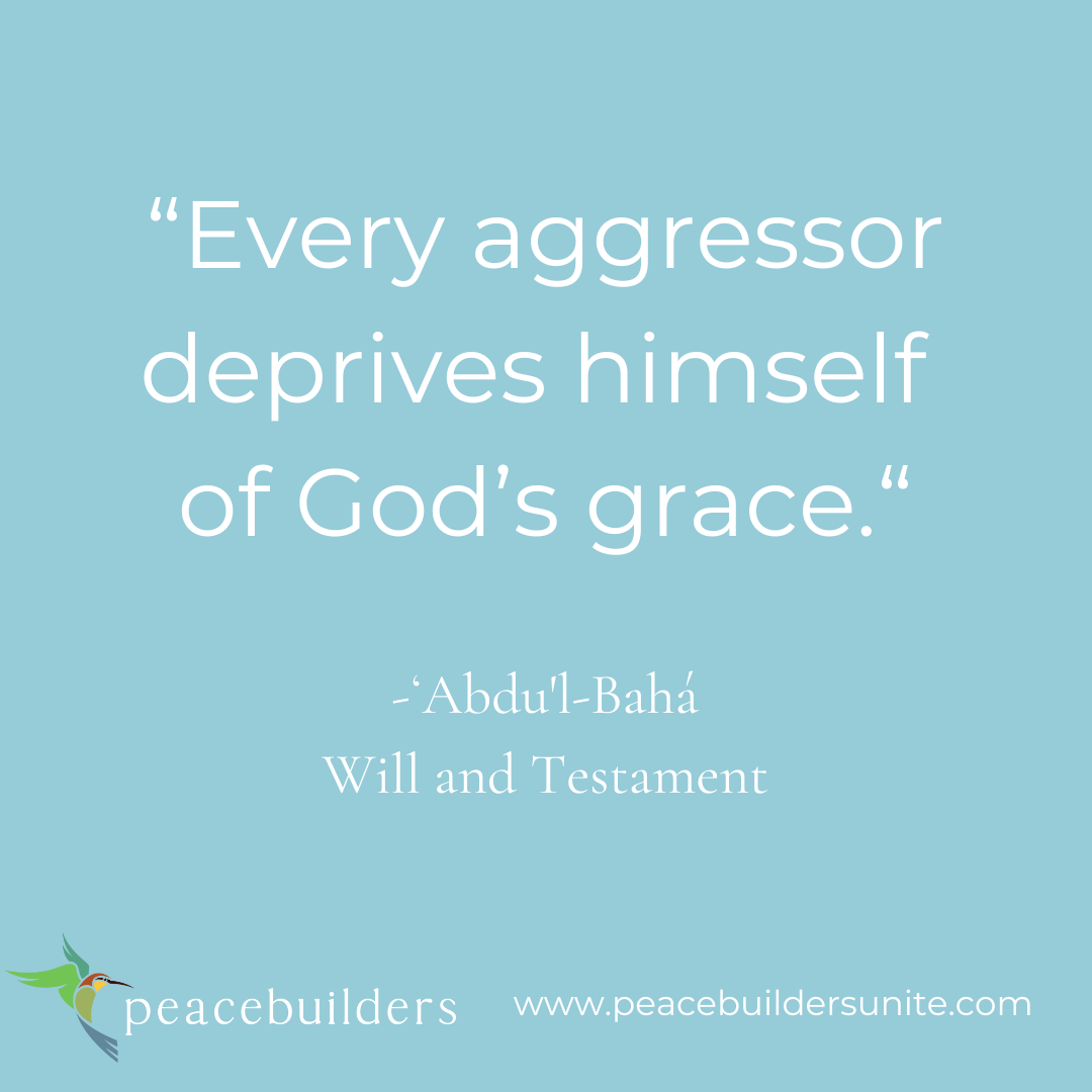 Sticker - Every aggressor is deprived of God's grace