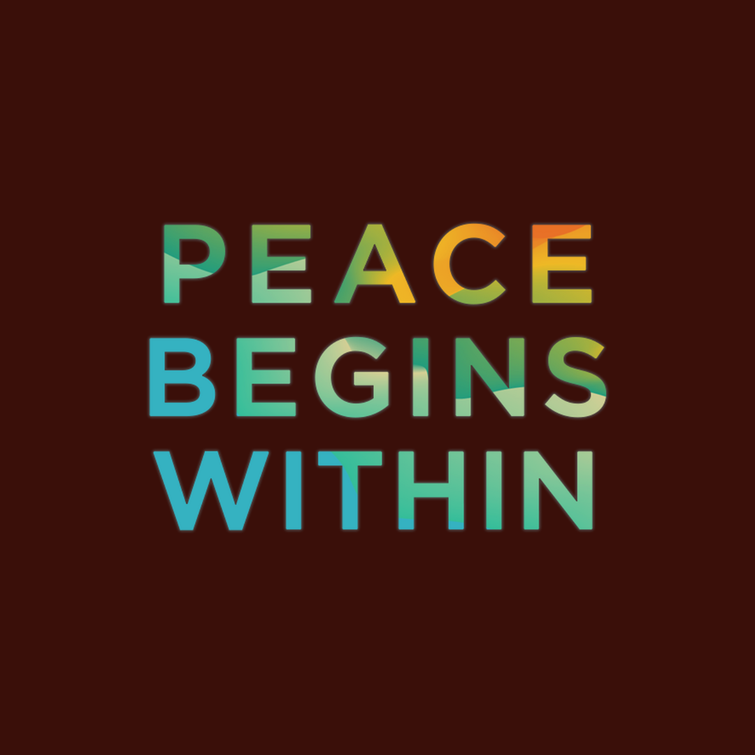 Sticker - Peace begins within