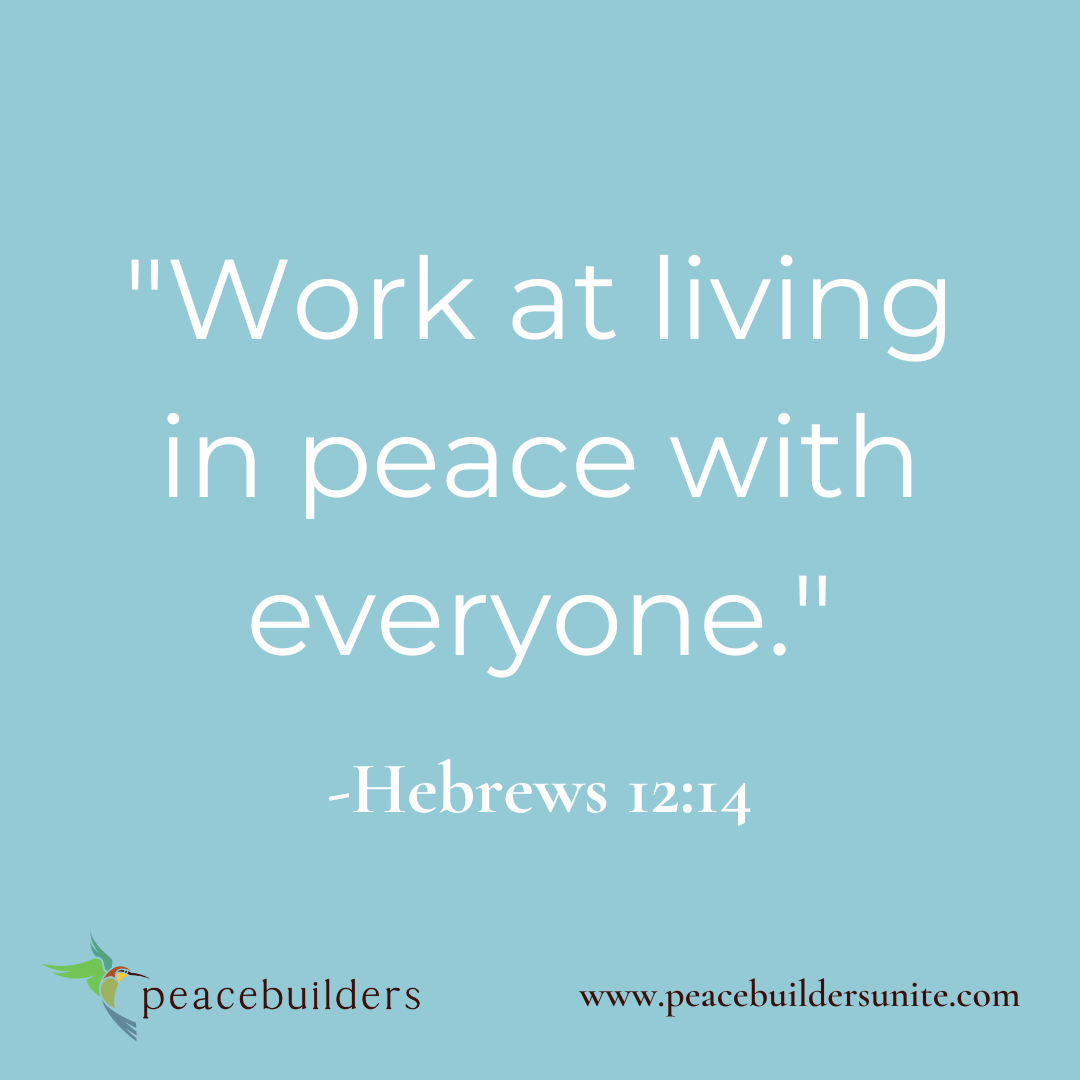 Sticker -  Work at living in peace with everyone