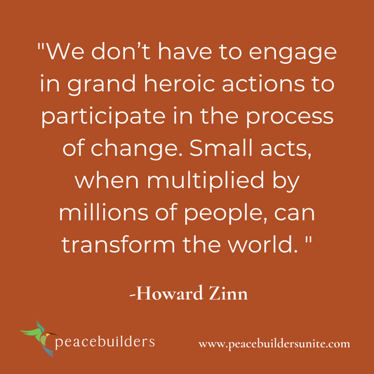 Sticker - Small acts can transform the world