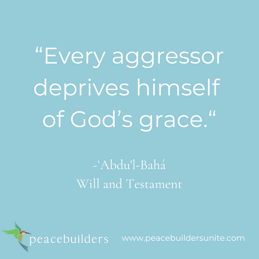 Sticker - Every aggressor is deprived of God's grace