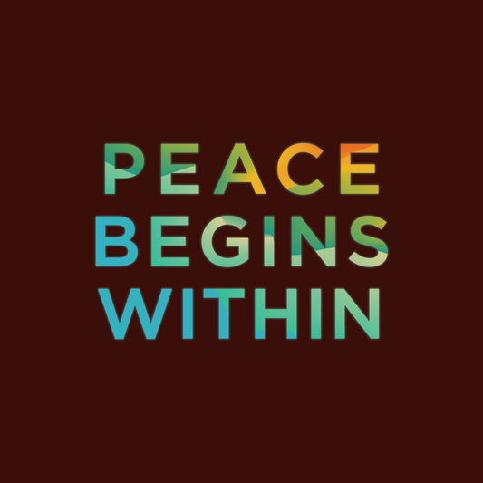 Sticker - Peace begins within